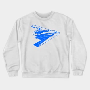 Northrop Grumman B-2 Spirit - Blue Design Crewneck Sweatshirt